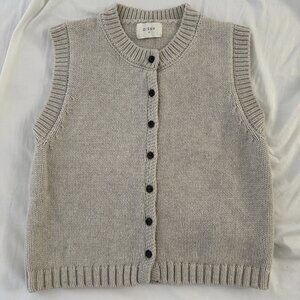 DISSH Foster Chalk Knit Vest